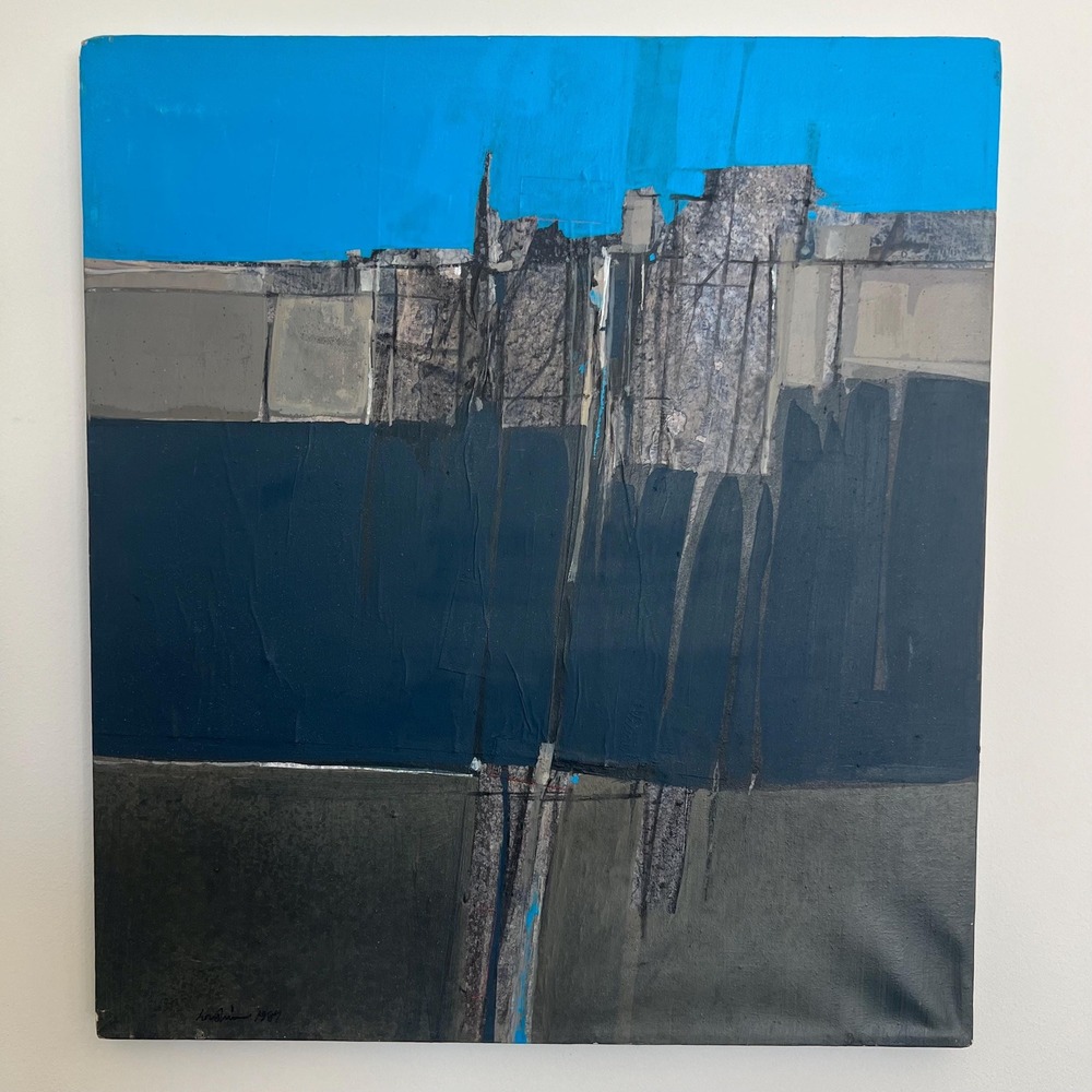 Mixed Medium painting "Ancient Walls" by Donald Louthian